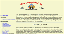 Desktop Screenshot of morsetelegraphclub.org